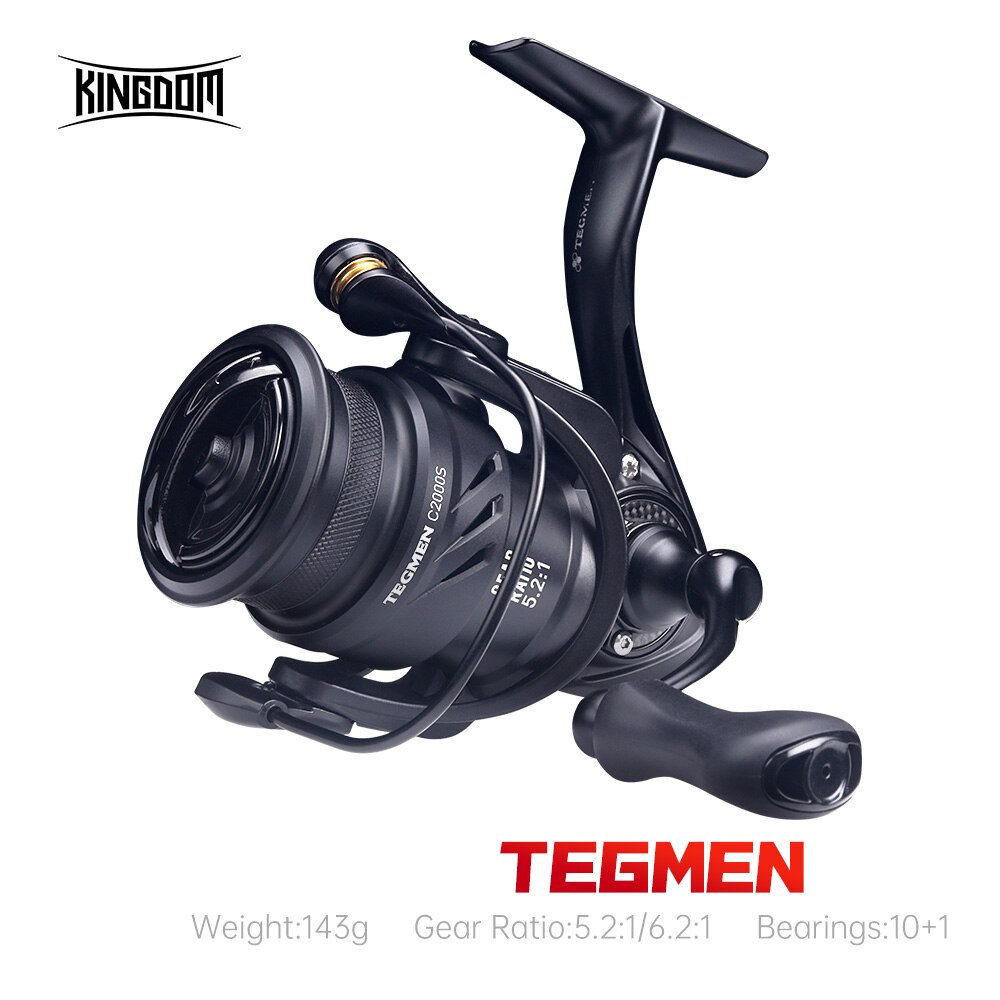 Daiwa Reel Fuego - Kingdom tegmen 5.2:1 6.2:1 143กรัมรอกตกปลาแบบหมุนอัตราทดเกียร์ความเร็วสูงคาร์บอนไฟเบอร์ตัวถังลากปริมาณ10 +