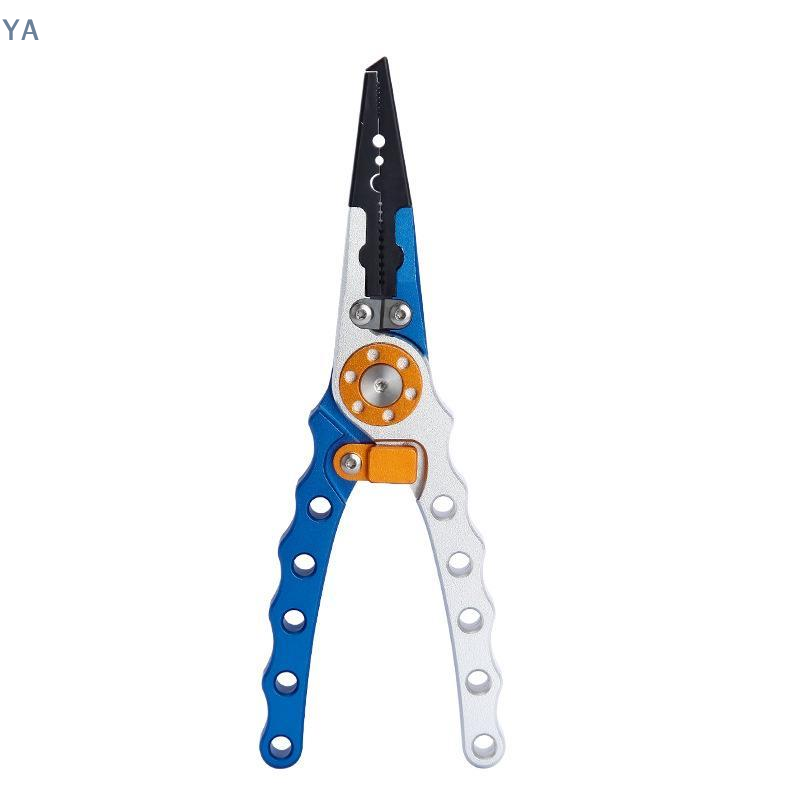 Fishing Hook Sharpener - 【AN】คีมตกปลาอเนกประสงค์ทำจากอะลูมิเนียมอัลลอย พร้อมด้ามจับกันลื่นและที่ถอดตะขอ สำหรับอุปกรณ์ตกปลาในน้ำจืดและน้ำเค็ม