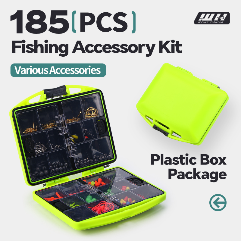 ชุดอุปกรณ์ตกปลา WEIHE 185 ชิ้น - Fishing Hook Box บทวิจารณ์และราคา