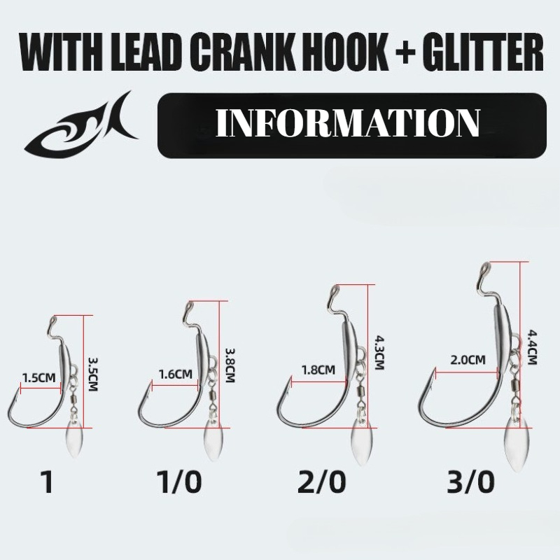 ชุดอุปกรณ์ตกปลา [TUODIAO] แบบ  - Fishing Hook Weedless บทวิจารณ์และราคา