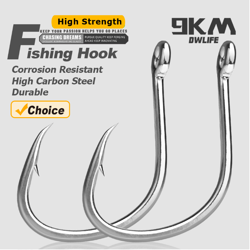 9KM ตะขอตกปลาน้ําเค็มเหยื่อสดต - Fishing Hook Circle บทวิจารณ์และราคา
