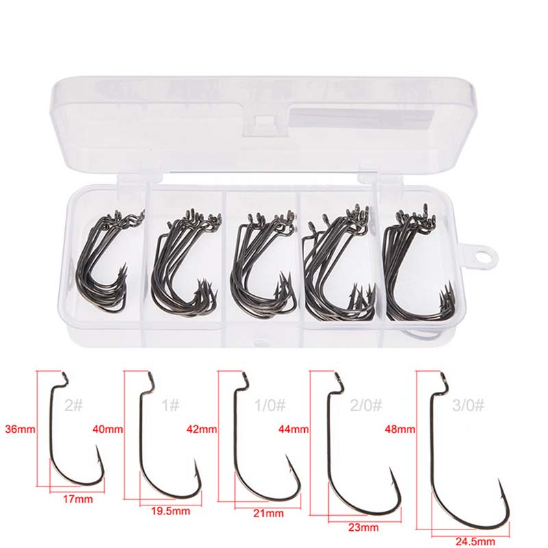 เบ็ดตกปลาเหล็กกล้าคาร์บอนสูง 5 - Fishing Hook Box บทวิจารณ์และราคา